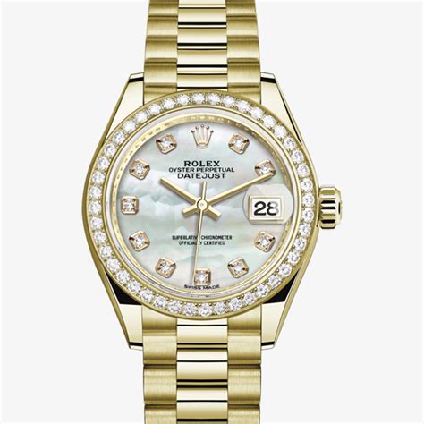 1991 rolex female oister|Rolex lady Datejust gold watch.